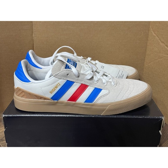adidas Other - Adidas Busenitz Vulc II Vulcanized Skate Shoe Bliss Blue Bird Gum Size 4 H04886